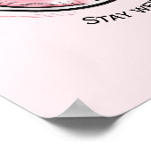 ステイ風変わりゴシックピンクアイクリームホラーウィッカ ポスター (角)