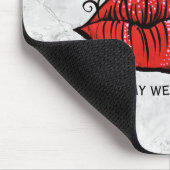 ステイ風変わりゴシックリップタトゥーオディティ マウスパッド (コーナー)