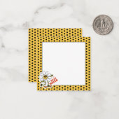 ステイ風変わりスケートボードデイジー ノートカード (正面/裏面インサイチュ)