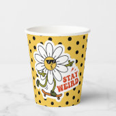 ステイ風変わりスケートボードデイジー 紙コップ (正面)