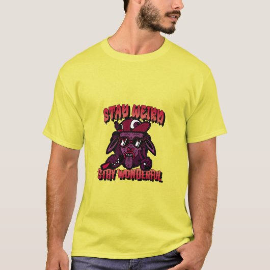 ステイ風変わりス、素晴らしく Tシャツ (正面)