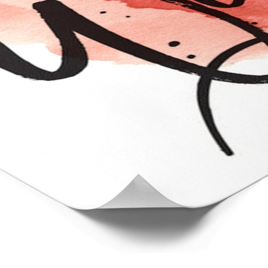 ステイ風変わりタイポグラフィ引用文 ポスター (角)