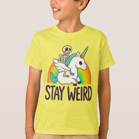 ステイ風変わりティー – 独自性を受け入れる Tシャツ (正面)