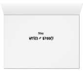 ステイ風変わりハッピーハローウィンカード (内部横(下))