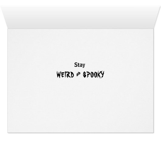 ステイ風変わりハッピーハローウィンカード (内部横(下))