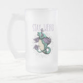 ステイ風変わりフロストグラスビアマグ フロストグラスビールジョッキ (左)