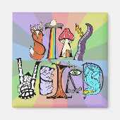 ステイ風変わりマグネット マグネット (正面)