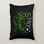 ステイ風変わり内向型、ギーク、おたく アクセントクッション (正面(垂直))