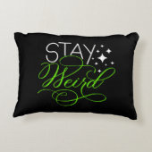 ステイ風変わり内向型、ギーク、おたく アクセントクッション (裏面)