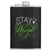 ステイ風変わり内向型、ギーク、おたく フラスク (正面)