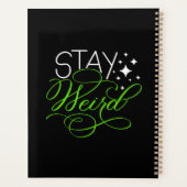 ステイ風変わり内向型、ギーク、おたく プランナー手帳 (裏面)