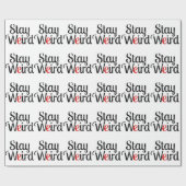 ステイ風変わり動揺して文字 ラッピングペーパー (フラット)