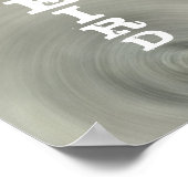 ステイ風変わり引用文ポスタータイポグラフィウォールアート ポスター (角)