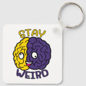 ステイ風変わり-おっちょこちょいの顔脳 キーホルダー (裏面)