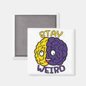 ステイ風変わり-おっちょこちょいの顔脳 マグネット (正面/裏面)