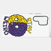 ステイ風変わり-おっちょこちょいの顔脳 SAMSUNG GALAXYケース (裏面横)