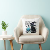 ステイ魔法の魔法の魔女ブラックキャットかわいい クッション (椅子)