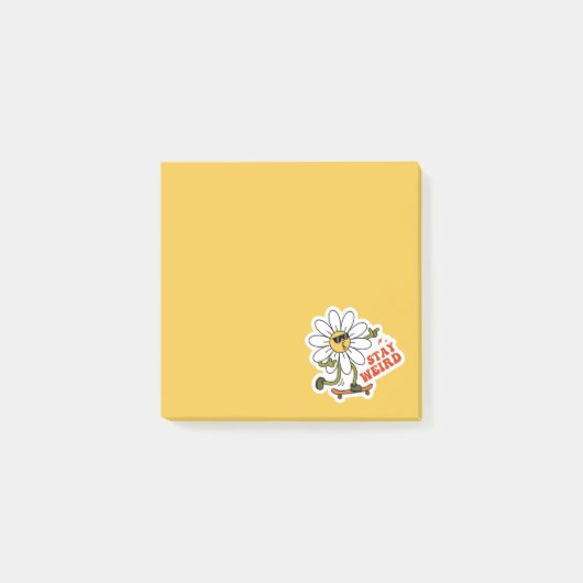 ステイ ウィアード スケートボード ダイジー ポストイット (正面)