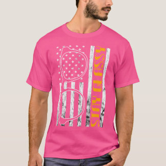 ステイ・グラッシー・アメリカ米国国旗のアイドクターアイ気にO Tシャツ
