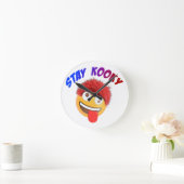 ステイ・コキー ラウンド壁時計 (ホーム)