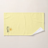 ステイ・ゴールデン・タオル – ソフトスタイリッシュ、サン バスタオルセット (ハンドタオル)