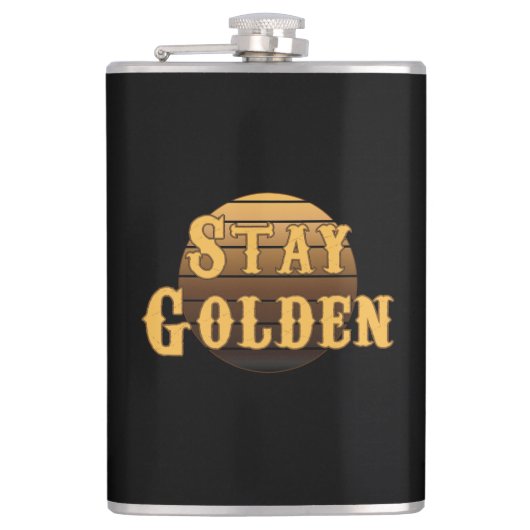 ステイ・ゴールデン・ヴィンテージ・フラスコ フラスク (正面)