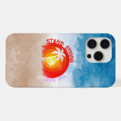 ステイ・ストロング – ファンキービーチ版 iPhoneケース (裏面横)