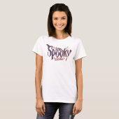 ステイ スプーキー ウィッチ おもしろ ハロウィン Tシャツ (正面フル)