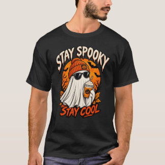 ステイ スプーキー ステイ クール おばけ ハロウィン Tシャツ デザイン