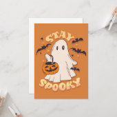 ステイ スポーキー ゴースト カード (正面/裏面インサイチュ)