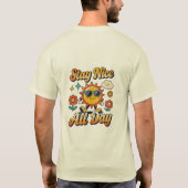 ステイ・ナイス・オール・デイ サンシャインデザイン Tシャツ (裏面)