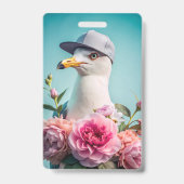 ステイ・フライ、開花でもм名タグ&バッジ バッジ (裏面)