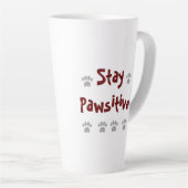 ステイ・ポーシティブ カフェラテマグ (右アングル)