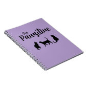 ステイ・ポーシティブ・ブラック・キャット ノートブック (右側)