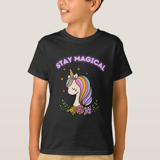 ステイ・マジカルユニコーンTシャツ Tシャツ (正面)