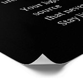 ステイ・ライトセルフ気にラブ勇気付けられる詩のポスター ポスター (角)