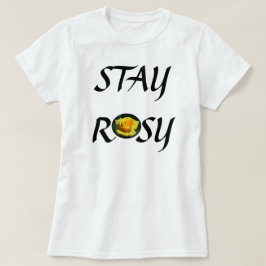 ステイ・ローズイエローローズシャツ Tシャツ