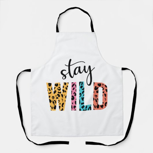ステイ・ワイルド エプロン (正面)