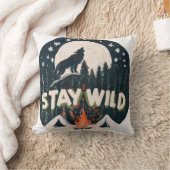 ステイ・ワイルド クッション (ブランケット)