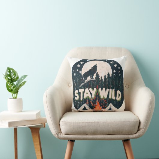 ステイ・ワイルド クッション (椅子)