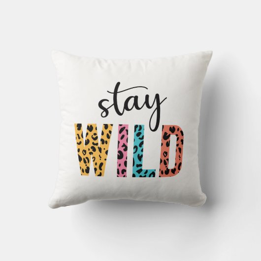 ステイ・ワイルド クッション (裏面)