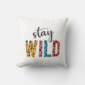 ステイ・ワイルド クッション (正面)