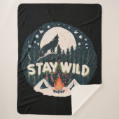 ステイ・ワイルド シェルパブランケット (正面)