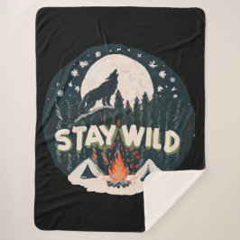 ステイ・ワイルド シェルパブランケット