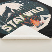 ステイ・ワイルド シェルパブランケット (3/4)