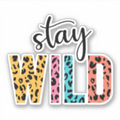 ステイ・ワイルド シール (正面)