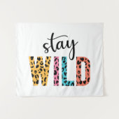 ステイ・ワイルド タペストリー (正面(横))