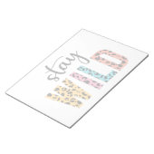 ステイ・ワイルド ノートパッド (アングル)