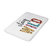 ステイ・ワイルド バスマット (アングル)