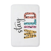 ステイ・ワイルド バスマット (正面縦)